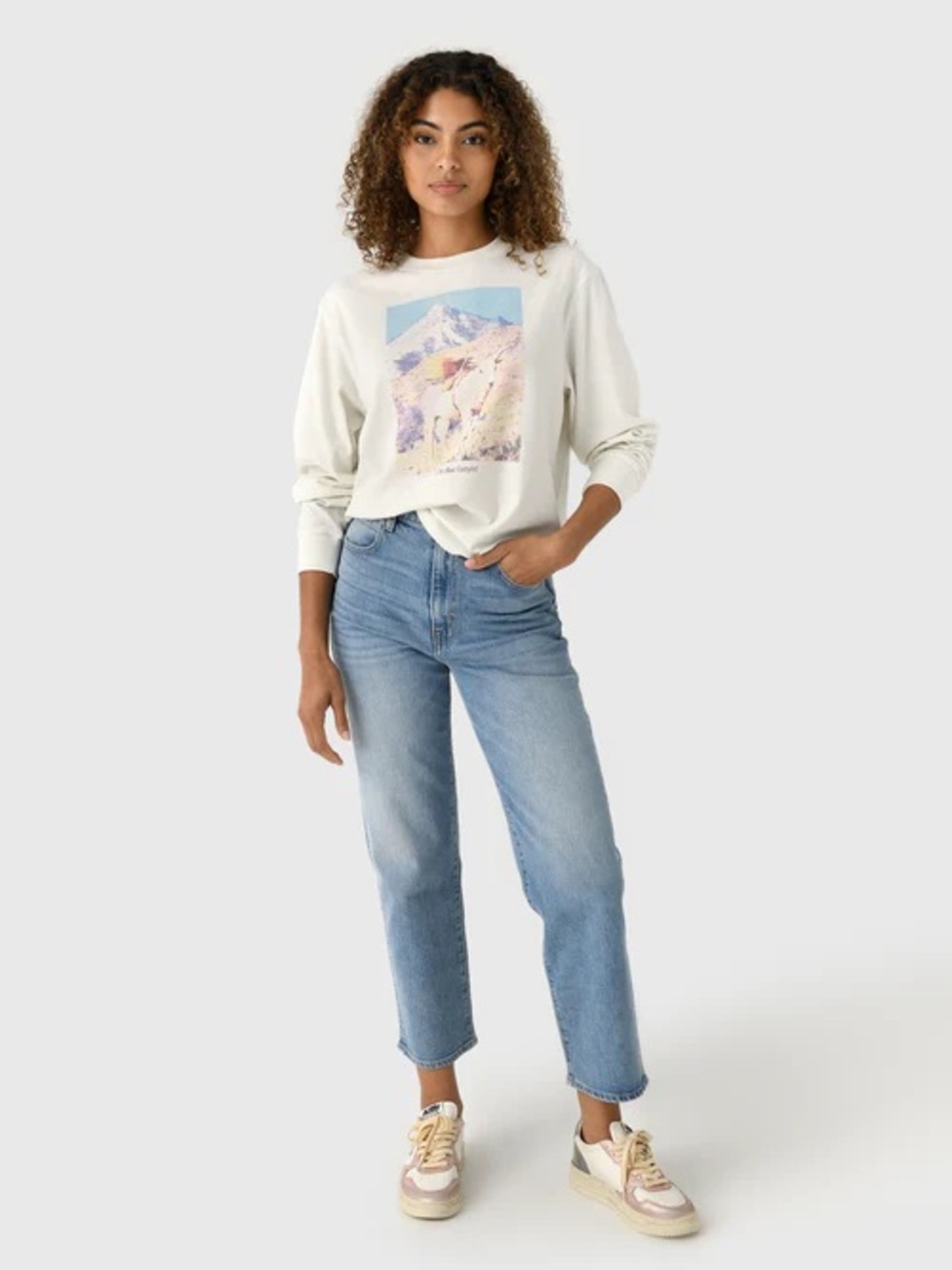 Hunter Bell I’m That Cowgirl Long Sleeve Graphic Tee Small